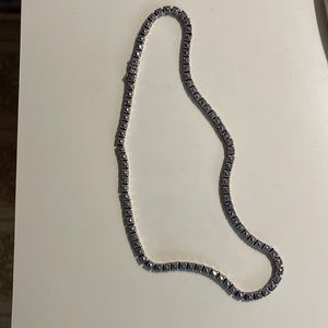 Magnificent Jewel authentic  Marcasite  .925  Sterling handcrafted necklace 17”